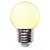 KIT 10 Lampada LED Bolinha 1W Branco Quente 3500K 127V - Imagem 2