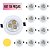 KIT 10 Spot 3W Redondo LED SMD Bivolt Branco Quente 3500K - Imagem 1