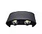 Arandela LED 4W Lente 4 Fachos Preta 3000K Quente Externa Bivolt - Imagem 3