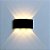 Arandela LED 6W Lente 6 Fachos Preta 3000K Quente Externa Bivolt - Imagem 1
