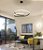 Lustre Pendente Moderno 1 Anel LED 30W Design Circular Preto Branco Quente Bivolt 6001 - Imagem 6