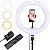 Ring Light 14 polegadas 35cm LED 60W Suporte Celular Iluminador Profissional 3 Cores Tripe 2 mts Touch Controle Remoto - Imagem 4