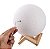 Luminária Lua Cheia LED RGB Colorida 3D 18cm Abajur de Mesa USB - Imagem 7