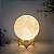 Luminária Lua Cheia LED RGB Colorida 3D 18cm Abajur de Mesa USB - Imagem 4