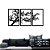 Kit Quadro Decorativo Árvore Folhas Vazado - MDF - Imagem 2