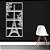 Quadro Decorativo Torre Eiffel Vazado - MDF - Imagem 4