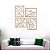 Quadro Decorativo 4 peças Pássaros Vazado- MDF - Imagem 5