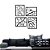 Quadro Decorativo 4 peças Pássaros Vazado- MDF - Imagem 1