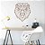 Quadro Decorativo Leão 2 Vazado - MDF - Imagem 3