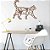 Quadro Decorativo Gato Geométrico Vazado - MDF - Imagem 3