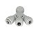 DMFIT - União 3/8" - 3 Vias Tubo 3/8" x Tubo 3/8" - Imagem 2