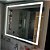 - Espelho quadrado touch led 4000 K embutido 0,70x0,70 - Imagem 1