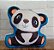 Almofada Boneco Naninha Ursinho Panda - Imagem 2