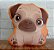 Almofada Boneco Naninha Cachorrinho Pug - Imagem 2
