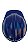Capacete azul Plastcor PLT - Imagem 4