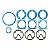 Jogo De Juntas Original Para Compressor De Ar TOP30 MP3V / 30 RED Chiaperini - Imagem 1