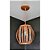 Lustre Rose Gold pendente cristal acrílico alto Brilho AC101 - Imagem 4