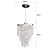 Lustre pendente cristal acrílico alto brilho AC01 - Imagem 2