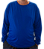 Camiseta Masculina Manga Longa-Malha 100% Poliéster Fiado-Cor Azul Royal - Imagem 1