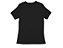 Camiseta Básica Infantil/Juvenil Gola Careca-Malha PV Preto - Imagem 1