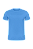 Camiseta Masculina Básica Gola Careca-Malha 100% Poliéster Fiado-Cor Azul Celeste - Imagem 1