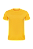 Camiseta Masculina Básica Gola Careca-Malha 100% Poliéster Fiado-Cor Amarelo Ouro - Imagem 1