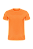 Camiseta Masculina Básica Gola Careca-Malha 100% Poliéster Fiado-Cor Laranja - Imagem 1