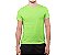 Camiseta Masculina Básica Gola Careca-Malha 100% Poliéster Fiado-Cor Verde Limão - Imagem 1