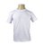 Camiseta Básica Infantil/Juvenil Gola Careca-Malha 100% Poliéster Fiado-Cor Branco - Imagem 1
