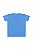 Camiseta Básica Infantil/Juvenil Gola Careca-Malha 100% Poliéster Fiado-Cor AZUL Celeste - Imagem 1