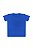 Camiseta Básica Infantil/Juvenil Gola Careca-Malha 100% Poliéster Fiado-Cor Azul Royal - Imagem 1