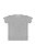 Camiseta Básica Infantil/Juvenil Gola Careca-Malha 100% Poliéster Fiado-Cor Cinza Mescla - Imagem 1