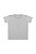 Camiseta Básica Infantil/Juvenil Gola Careca-Malha 100% Poliéster Fiado-Cor Cinza Prata - Imagem 1