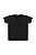 Camiseta Básica Infantil/Juvenil Gola Careca-Malha 100% Poliéster Fiado-Cor Preto - Imagem 1