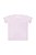 Camiseta Básica Infantil/Juvenil Gola Careca-Malha 100% Poliéster Fiado-Cor Rosa - Imagem 1