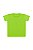 Camiseta Básica Infantil/Juvenil Gola Careca-Malha 100% Poliéster Fiado-Cor Verde Limão - Imagem 1