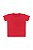 Camiseta Básica Infantil/Juvenil Gola Careca-Malha 100% Poliéster Fiado-Cor Vermelho - Imagem 2