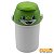 Garrafa Polímero Infantil  Verde 400 ml - Imagem 1