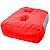 Almofada de Pelúcia 30x40 Vermelha Porta Balde de Pipoca e Copo para Sublimação - Imagem 2