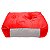Almofada de Pelúcia 30x40 Vermelha Porta Balde de Pipoca e Copo para Sublimação - Imagem 1