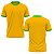 Camiseta copa amarela - do  P ao GG (100% poliéster) - Imagem 1