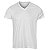 Camiseta branca gola V - do  P ao G (100% Poliéster) - Imagem 1