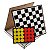 Jogo de dama 20x20 com caixa resinada mdf (p sublimação) - Imagem 1