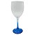 Taça imperatriz azul jateado de vidro 425ml (p/ sublimação) - Imagem 1