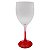 Taça imperatriz vermelho  jateado de vidro 425ml (p/ sublimação) - Imagem 1