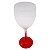 Taça imperatriz vermelho  jateado de vidro 425ml (p/ sublimação) - Imagem 2