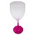 Taça imperatriz rosa jateado de vidro 425ml (p/ sublimação) - Imagem 2