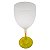 Taça imperatriz amarelo jateado de vidro 425ml (p/ sublimação) - Imagem 2