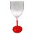 Taça imperatriz vermelho cristal de vidro 425ml (p/ sublimação) - Imagem 1