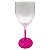 Taça imperatriz rosa cristal de vidro 425ml (p/ sublimação) - Imagem 1